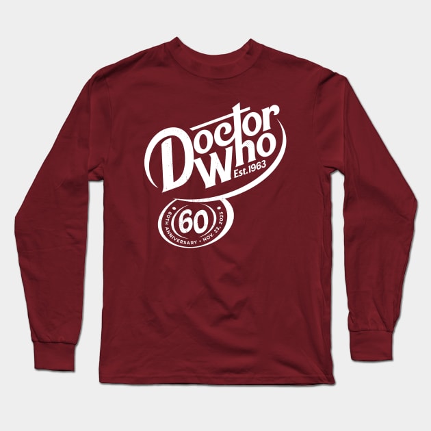 Dr. Pepper cosplaying as Doctor Who - White Long Sleeve T-Shirt by curtrjensen